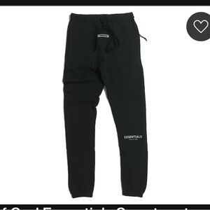 (M) Fear of God Essentials Sweatpants  Black (SS22)
